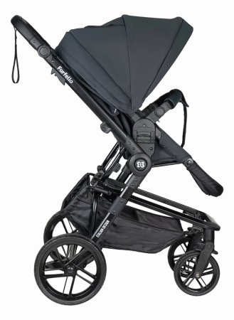 Farfello Коляска 3 в 1 Zuma Trio Comfort / цвет Total Black (черный)