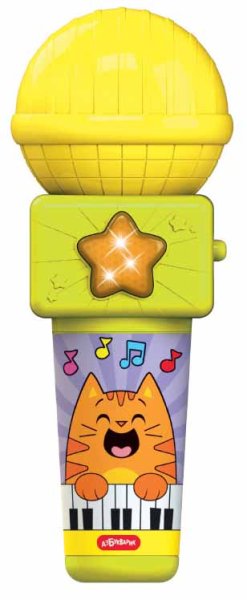 Азбукварик Музыкальный микрофончик "Музыкальный праздник"