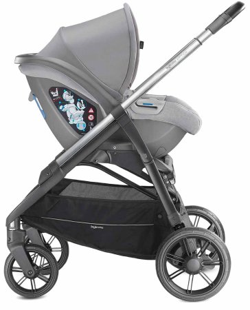 Inglesina Автокресло Cab (0-13 кг) для коляска Aptica / цвет silk grey (светло-серый)