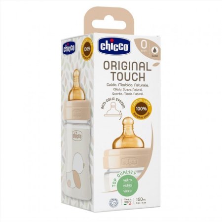 Chicco Бутылочка Original Touch Glass Uni,150мл