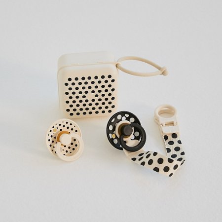 Контейнер для пустышки BIBS - Ivory/Black