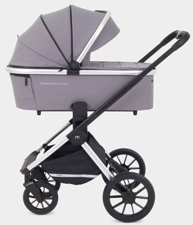 MowBaby Коляска 3 в 1 Tilda / цвет Carbon (темно-серый)
