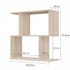 Polini Home Стеллаж фигурный Smart, 2 секции / цвет дуб