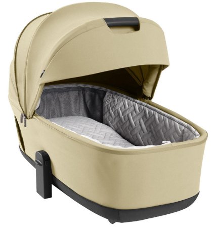 Carrello Ultra Коляска детская 2в1 арт.CRL-6527 /цвет Soft Beige 2025 Grey Metallic рама 