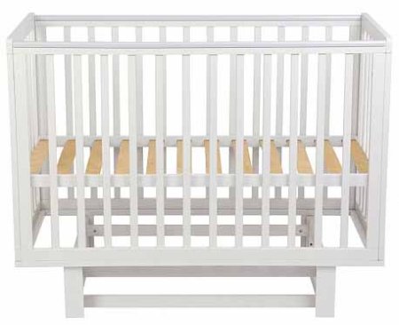 Polini kids Кроватка Simple 340 с маятником / цвет белый