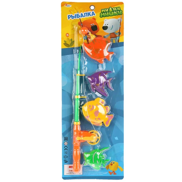ИГРАЕМ ВМЕСТЕ Игра рыбалка Ми-ми-мишки блист.19*43*3см, в кор.2*90шт