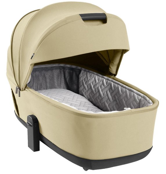 Carrello Ultra Коляска детская 2в1 арт.CRL-6527 /цвет Soft Beige 2025 Grey Metallic рама 