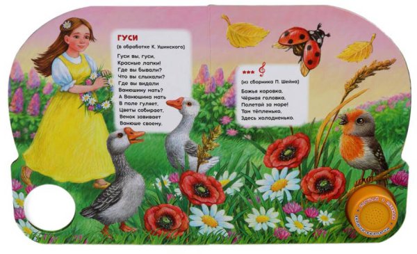 Умка Музыкальная книга «Тень-тень потетень»