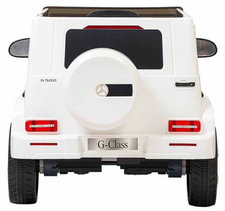 Toyland Электромобиль Джип Mercedes Benz G500 / цвет белый