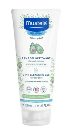 MUSTELA BEBE Гель для купания 2 в 1 (для норм. кожи) 200 мл G307