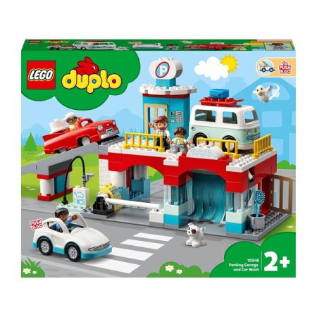 LEGO DUPLO Конструктор "Гараж и автомойка", 112 деталей