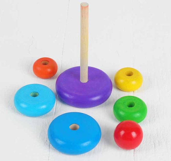 Пирамидка "Семицветик"