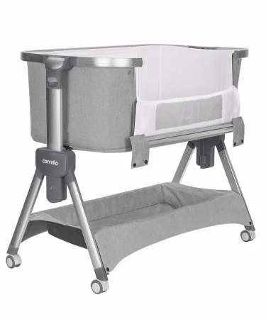 CRL-16402 Кроватка CARRELLO Aria 2в1  (Silver Grey)