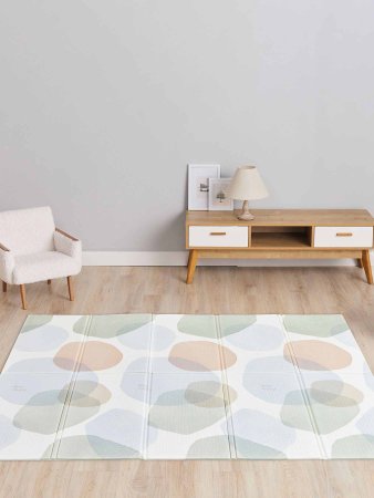 Happy Baby Складной развивающий коврик Soft Floor / цвет watercolor (разноцветный)