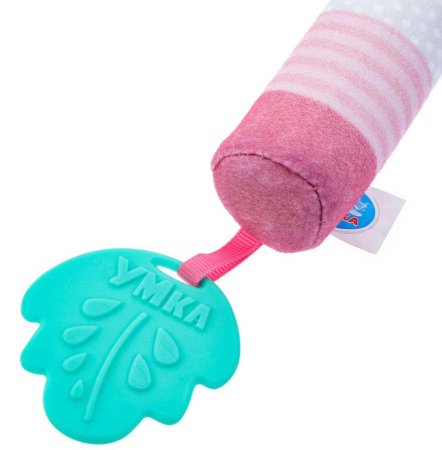 Умка Текстильная игрушка-погремушка с пищалкой «Пандочка»