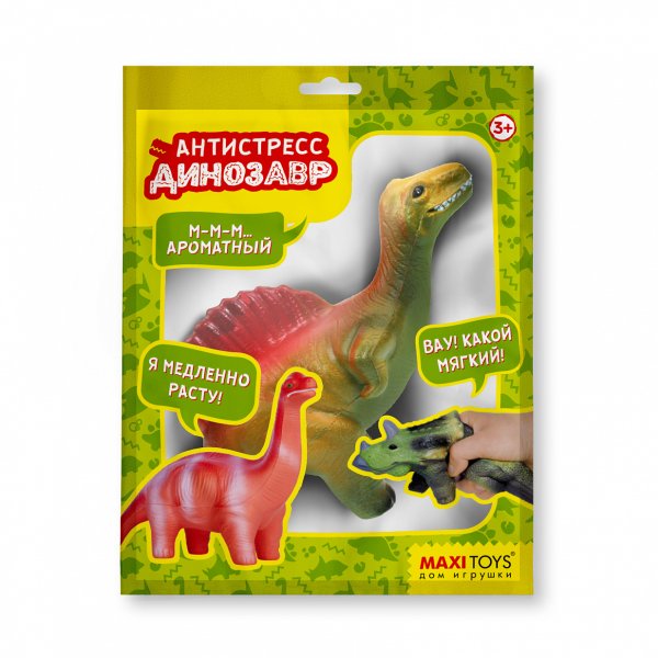 Maxitoys игрушка Антистресс-Динозавр, Спинозавр