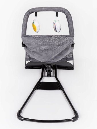 Amarobaby Шезлонг Baby time / цвет серый
