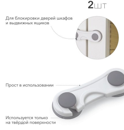 Happy Baby Блокиратор для дверей Cupboard Lock