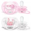 Avent Пустышка Ultra soft Dreams/Лебедь, 0-6 месяцев, 2 штуки