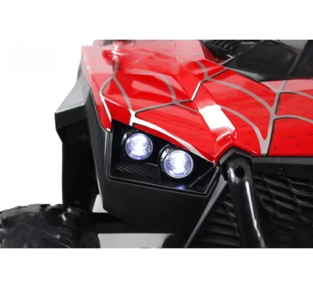 A707AA Электромобиль LUX NEW 4WD  (Красный Spider)