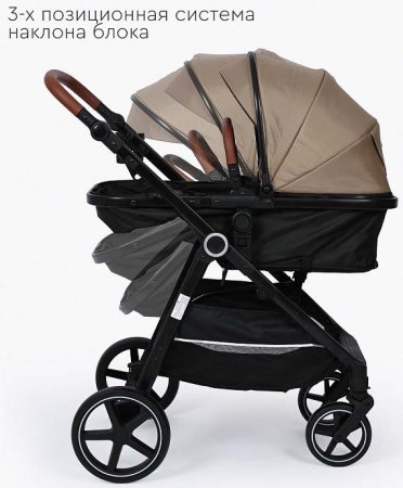 Bambini Moretti Коляска-трансформер Bonny / цвет Dark olive (зеленый)