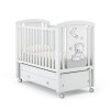 Детская кроватка с продольным маятником Erbesi Stella White