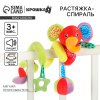 Растяжка - спираль на кроватку, коляску «Слоник яркий», с прорез., погрем., пищ., Крошка Я 