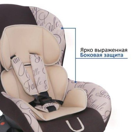 Детское автомобильное кресло SIGER ART "Наутилус" сказка, 0-4 лет, 0-18 кг, группа 0+/1