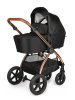 (Т)Коляска 3в1 Tomix Salker LUX  (BLACK+ROSE GOLD)