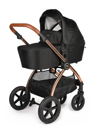 (Т)Коляска 3в1 Tomix Salker LUX  (BLACK+ROSE GOLD)
