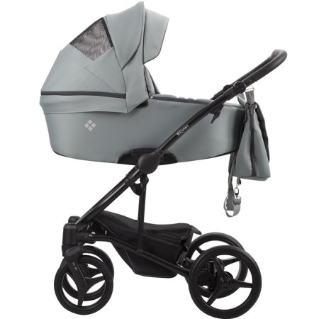 Bebetto Детская коляска 2 в 1 Torino TEX Цвет / 04 темно-синий (ткань) / рама черная