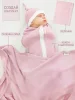 Amarobaby Пеленка-кокон на молнии с шапочкой Nature essence, размер 56-68 / цвет розовый