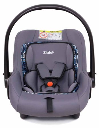 Zlatek Автокресло Colibri lux мозаик (0-13) / цвет серый + принт