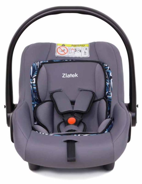 Zlatek Автокресло Colibri lux мозаик (0-13) / цвет серый + принт