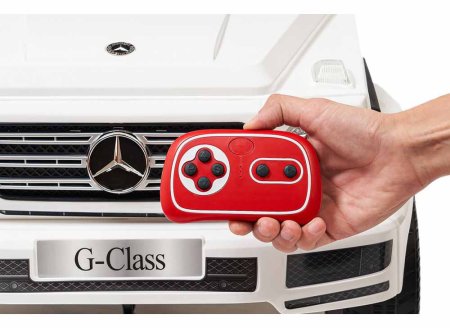 Toyland Электромобиль Джип Mercedes Benz G500 / цвет белый
