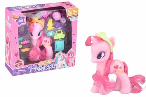 Maya Toys Игровой набор «Единорог», с аксессуарами / цвет розовый