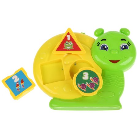 Умка Обучающая улитка-сортер, озвученная руссифицирована на карт.  