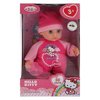"Карапуз" Кукла Hello Kitty 20 см, озвученный, мягкое тело, закрывает глазки