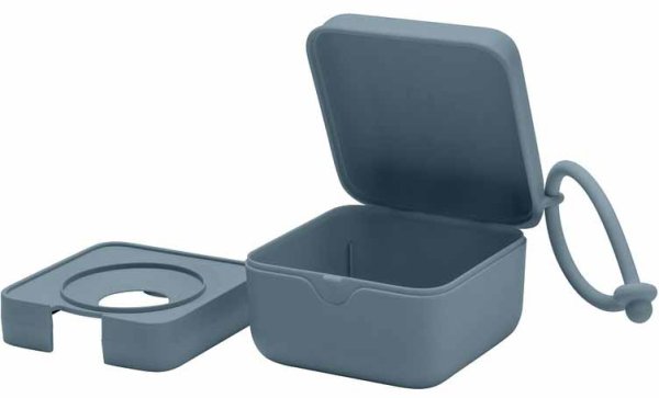 Bibs Контейнер для соски-пустышки Pacifier Box / цвет Petrol (серо-голубой)