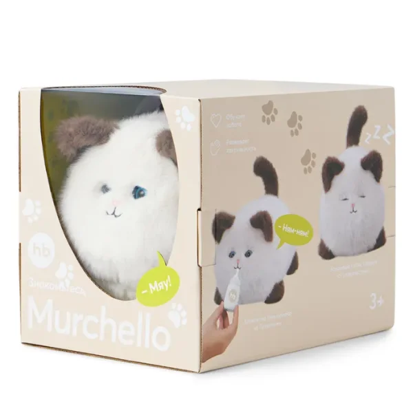 Мягкая игрушка Happy Baby котик