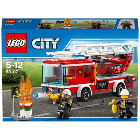 Lego Конструктор Город Пожарный автомобиль с лестницей