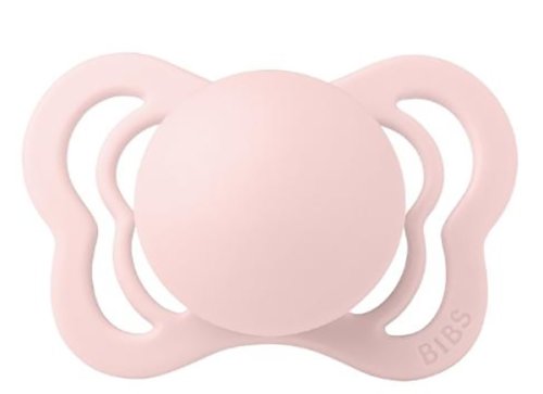 Bibs Соска-пустышка Couture латексная, 0-6 месяцев / цвет Blossom (нежно-розовый)