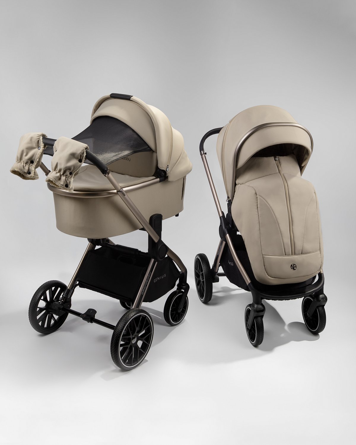 Amarobaby Коляска 2 в 1 Genius