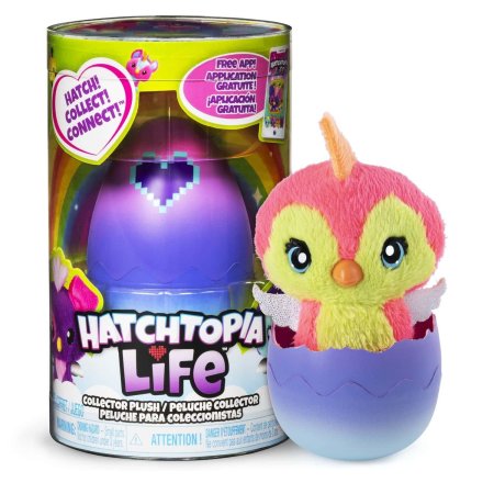Hatchimals Игрушка мягконабивная Хэтчитопия Лайф (сюрприз)