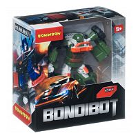 Bondibon Трансформер 2в1 BONDIBOT робот- внедорожник/ цвет зеленый