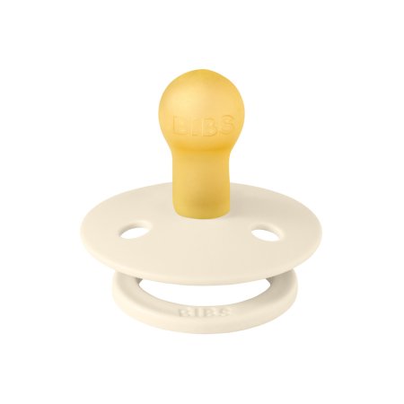 Пустышка латексная BIBS Colour - Noor (mini) - Ivory/Gold, 6+ месяцев.