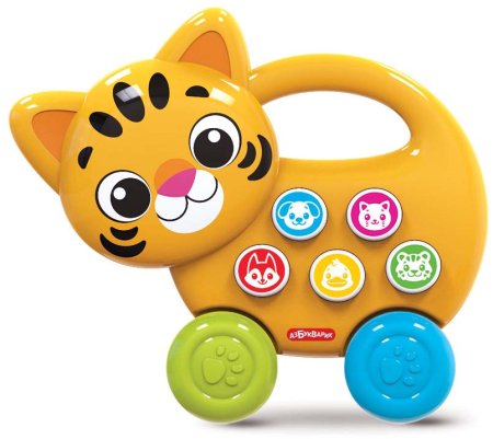 Азбукварик Музыкальная игрушка 2 в 1 Плеер-каталка