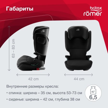 Britax Roemer Детское автокресло Kidfix M i-Size / цвет Cosmos Black