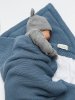 Amarobaby Конверт вязаный Pure Love Batic / цвет джинс