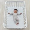 Happy Baby Простыня хлопковая на резинке / цвет белый